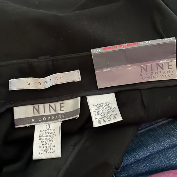 Nine & Company Long‎ Stretch Slant Pocket Pants - Picture 5 of 8
